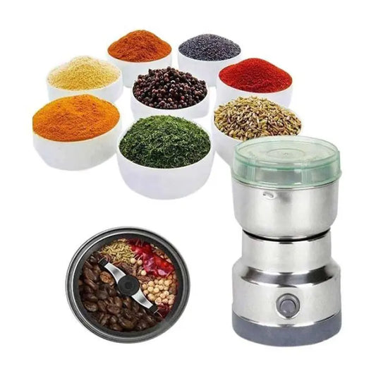 Electric Grinder High Quality Stainless Steel Spices Masala, Nuts, Beans Grinder Powerful Motor